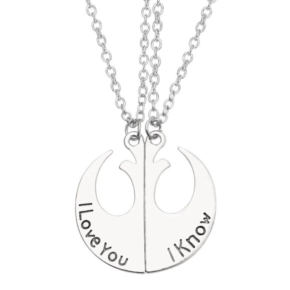 Star Wars Rebel Alliance Best Friends BFF Necklace 2 Piece Set - Picture 6 of 6